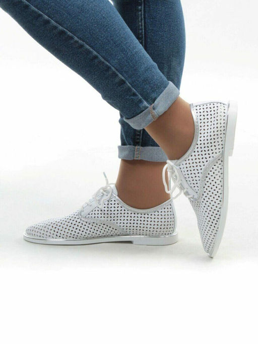 06-D07 WHITE Туфли - No name фото 3
