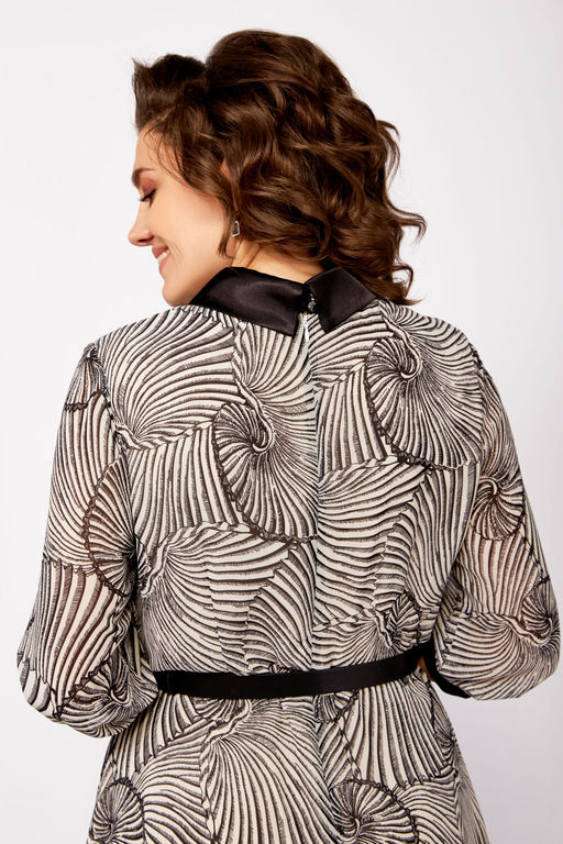 Платье Swallow 804 слоновая кость/принт ракушки - Romanovich style фото 12