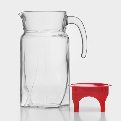 LUNA Графин 1,7л с кр. арт.43544 SL (478370) (ПРОДАЕТСЯ ПО 6 шт., КРАТНО УПАКОВКЕ!!!) - Полимербыт фото 2