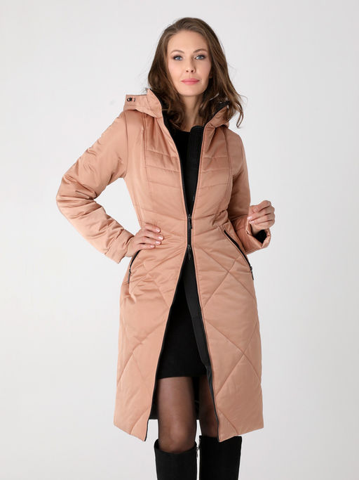 24305 Пальто дем. т.персиковый