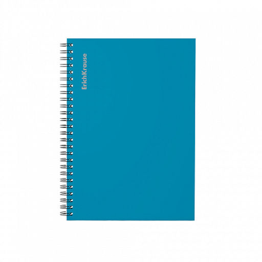 Цена за 12 шт. Тетрадь общая ученическая на спирали ErichKrause Neon, А4, 120 листов, клетка, ламинация глянцевая, структурное тиснение лён  фото 6