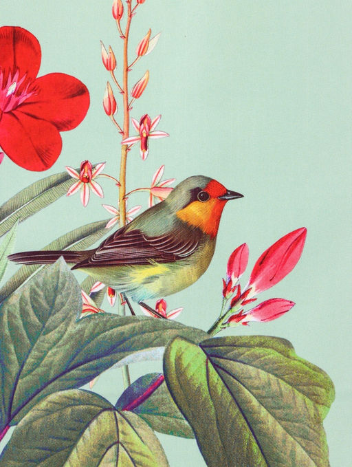 Цена за 4 шт. Пакет подарочный ламинированный Птичка 11.5?14.5?6.5 см