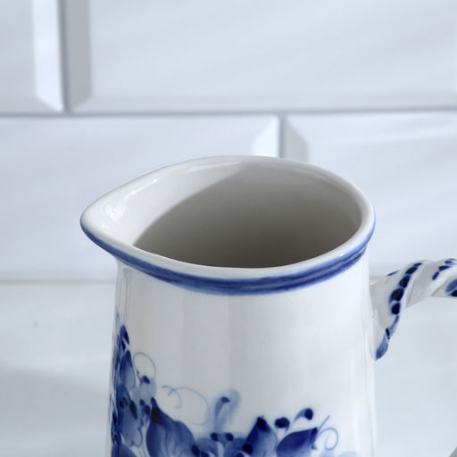 Кувшин для воды «Ретро», 24.5 см, фарфор гжель