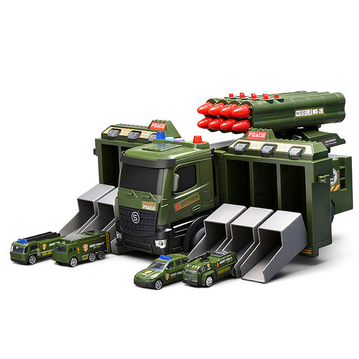 Машина -Трек "Воентрак" (свет, звук) в коробке