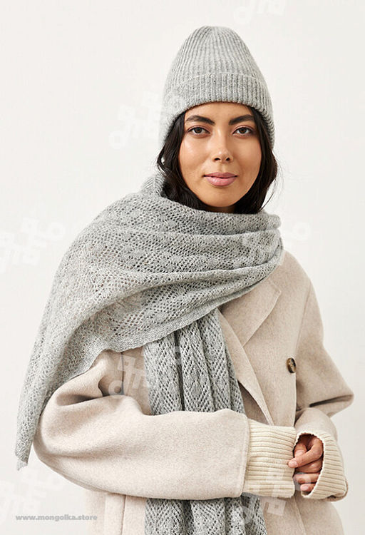 Палантин из 100% монгольской шерсти (арт. 05138-1) - Тод оймс ххк фото 7