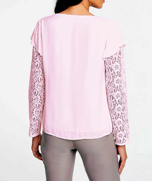 Блузка, розовая - Linea tesini фото 4