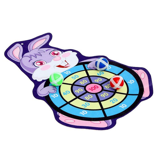 Дартс Зайчик, 3 шарика на липучках, крючок - Simaland фото 2