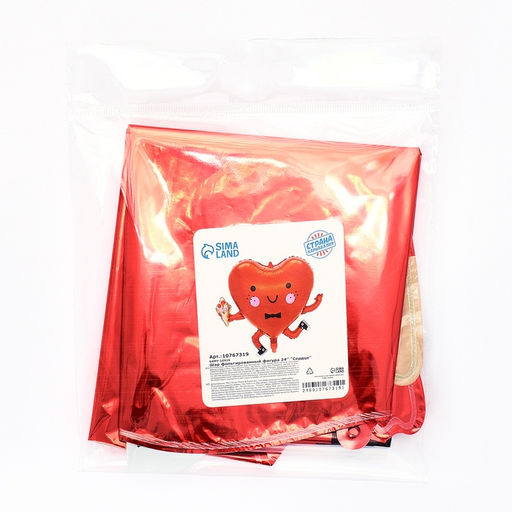 Воздушный шар фольгированный 24 Сердце - Страна карнавалия фото 2