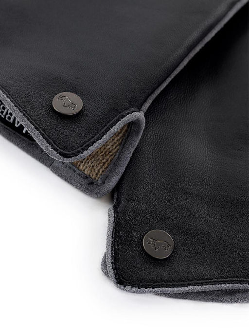Перчатки жен п/ш LB-0209 black/d.grey - Labbra фото 7