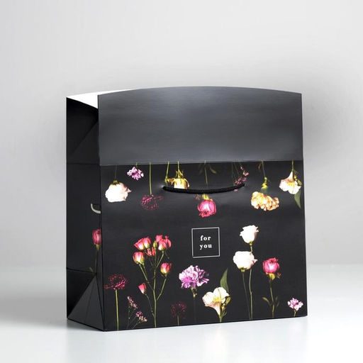 Пакет—коробка, подарочная упаковка, «For you», 28 х 20 х 13 см