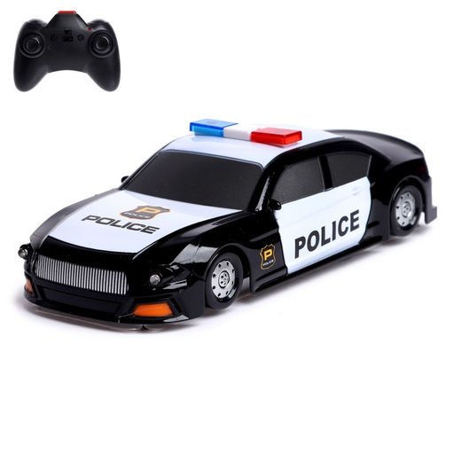 Антигравитационная машинка Полиция, радиоуправление, аккумулятор, ездит по стенам