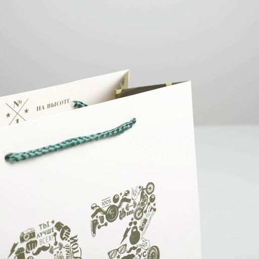 Цена за 2 шт. Пакет подарочный ламинированный, упаковка, 23 февраля, ML 23?27?11.5 см