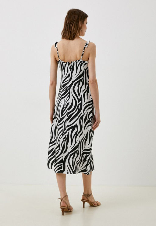 Сиреневое платье с цветочным принтом - Incity фото 9