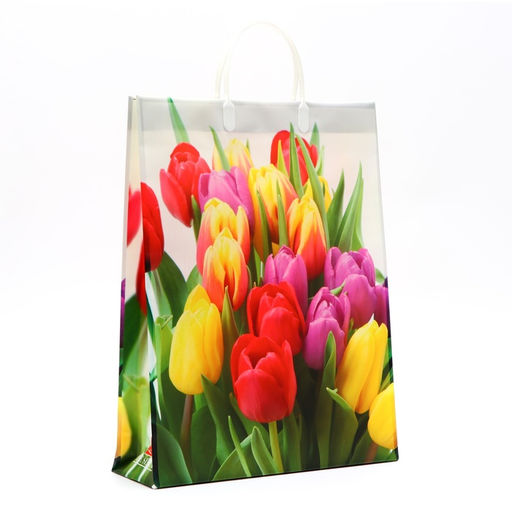 Цена за 10 шт. Пакет Подарок маме, мягкий пластик, 42?32 см