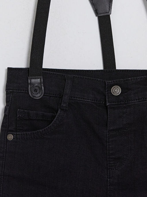 Pantolon Ask?l? Erkek ?ocuk Jean ?ort