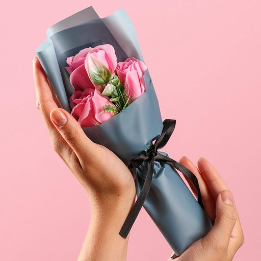 Букет мыльных роз, розовые - SB BEAUTY фото 6