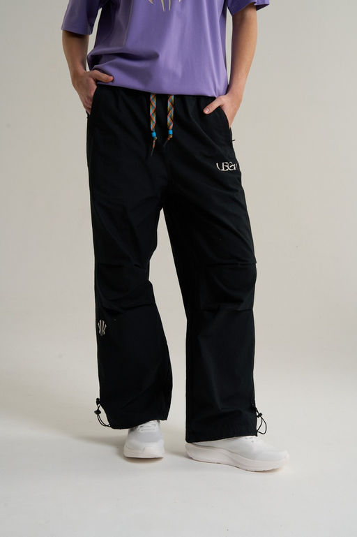 Брюки текстильные Черный KAI Woven Casual Pants - Anta фото 4