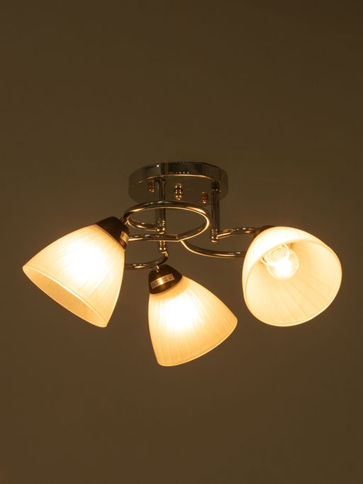 Люстра 12274/3CR, 3×40 Вт, E27, 50×50×23 см