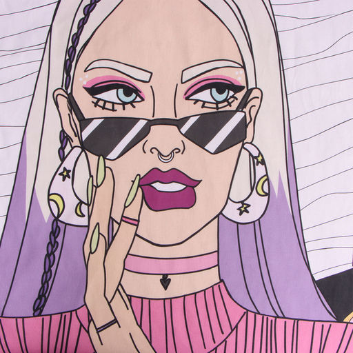 Пододеяльник Этель Beautiful girl, 143*215 см, 100% хлопок, бязь  фото 2