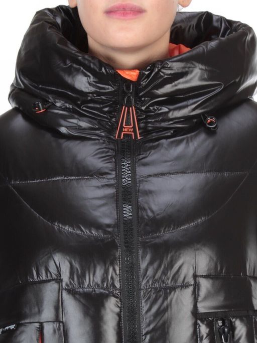 2197-1 BLACK Куртка зимняя женская MONGEDI (200 гр. холлофайбера) - Fashion фото 10