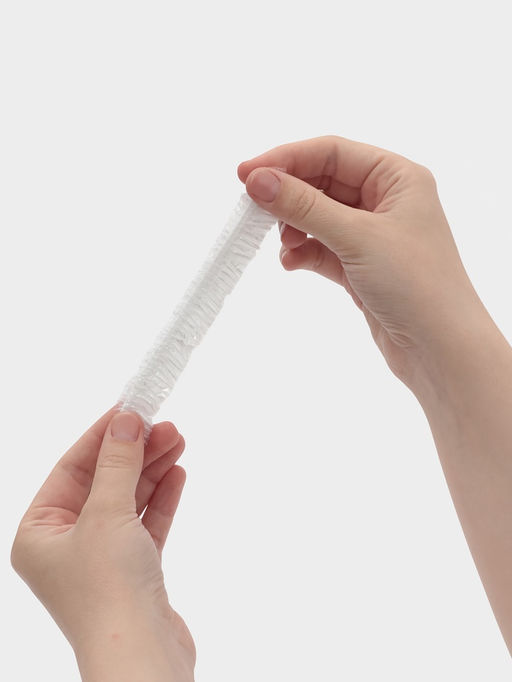 Цена за 50 шт. Шапочка для душа Доляна, прозрачная, полиэтилен