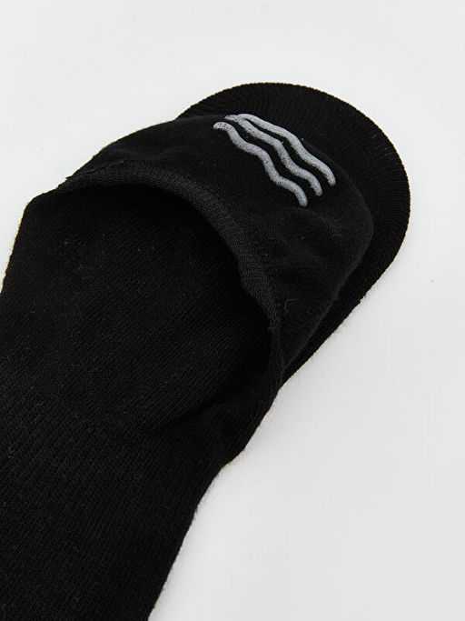 Kaymaz Topuk Desenli Kad?n Babet ?orap 3l?