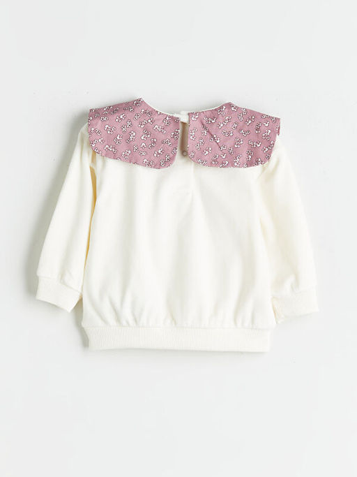 Bisiklet Yaka K?z Bebek Sweatshirt ve Tayt 2li