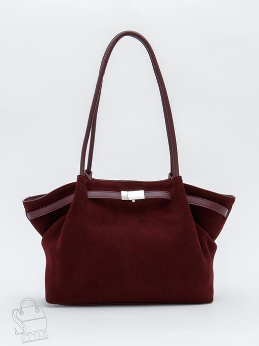 Сумка женская кожаная 990181NN wine red Natale Navetta