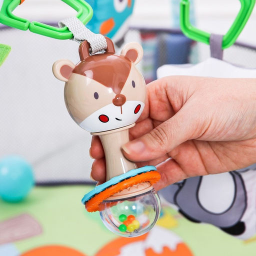 Развивающий коврик 3 в 1 Енот, 68х68 см, Крошка Я  фото 5