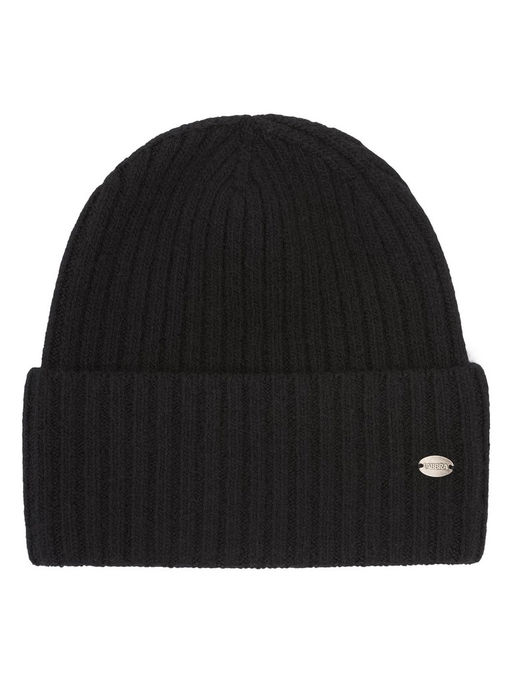 Шапка жен. пух енот+шерсть+виск LB-N88068 black