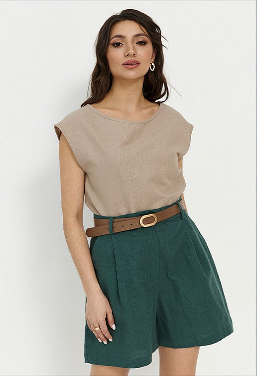 Шорты Лиссабон (арт. 07750-4),  100% лён - Vals фото 2