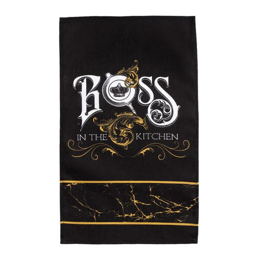 Полотенце кухонное Доляна Boss 35х60 см, 100% хлопок, 160г/м2 фото 2