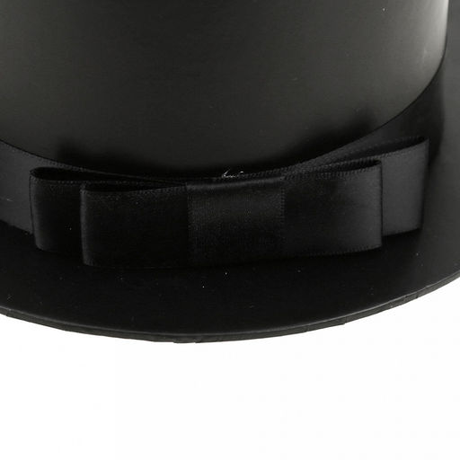 Коробка подарочная д22(15,5)х12,5см "Шляпа" черный (Китай)