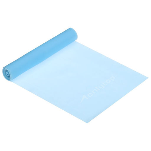 Эспандер ленточный для фитнеса ONLYTOP, 150×15×0.03 см, 5 кг, цвета МИКС