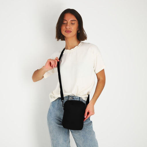 Сумка на молнии, чёрная
