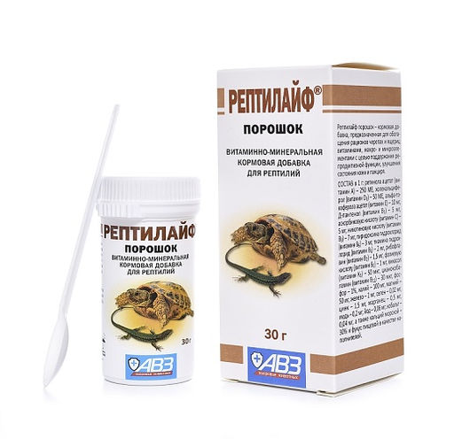 Рептилайф 30г порошок /витам.-минер. комплекс /АВЗ/50 шт.упак/