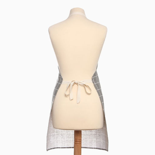 Фартук Экономь и Я Клетка.цвет бежевый, 56*704см, 100% хл, рогожка  фото 5