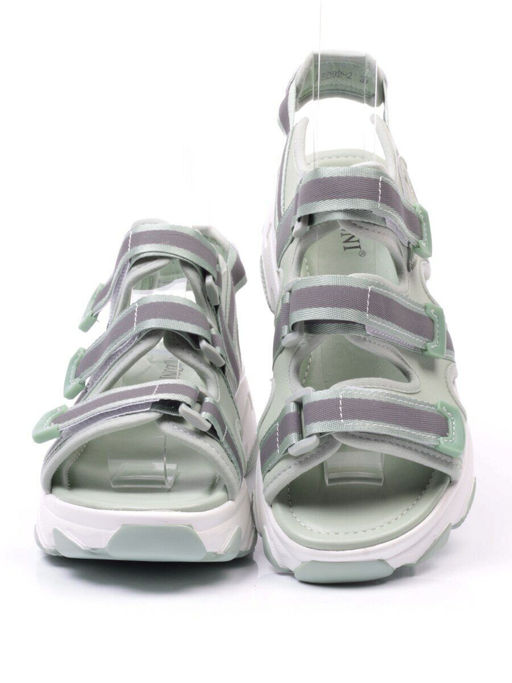 08-PED92-2 GREEN Босоножки (натуральная кожа, стелька натуральная кожа) - Фабричный китай фото 14