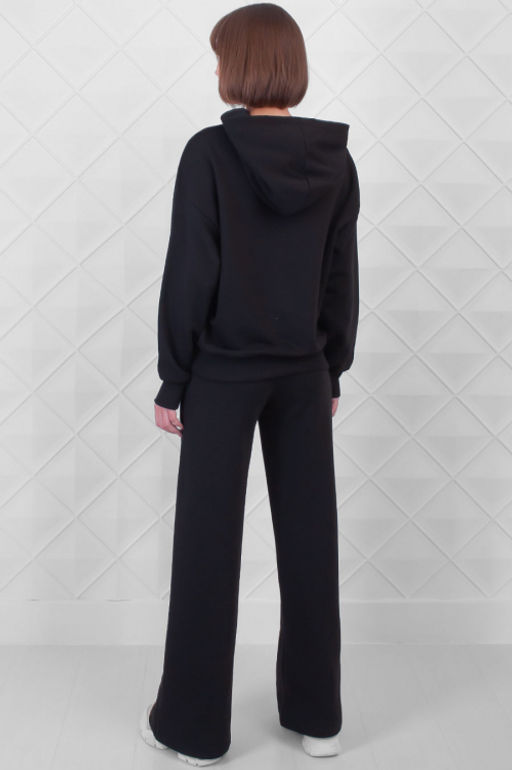 Арт. 2527/2 Костюм с брюками женский 44-52 (5 шт) Цвет:верх-черный,низ-черный - Калинка фото 10