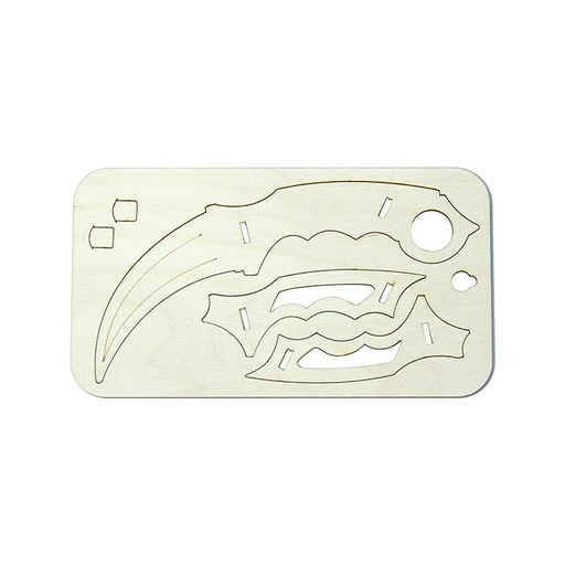 Нож Керамбит, деревянный конструктор