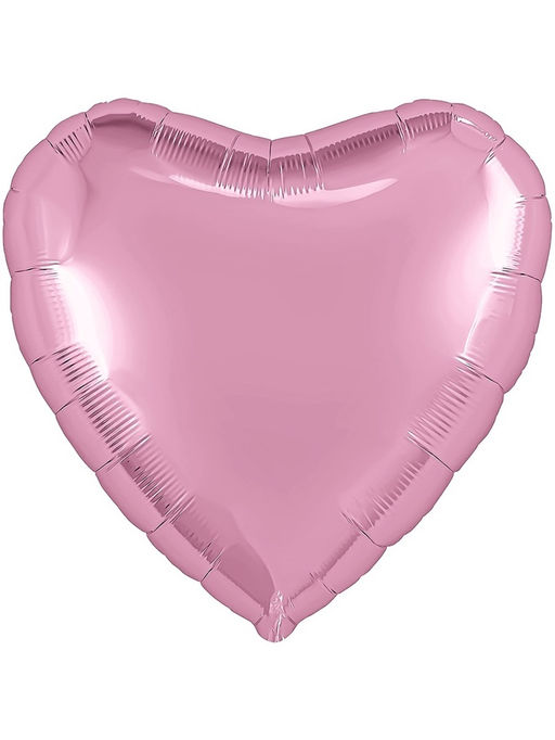 Воздушные шары фольгированные 19" Розовое сердце, 5 шт.