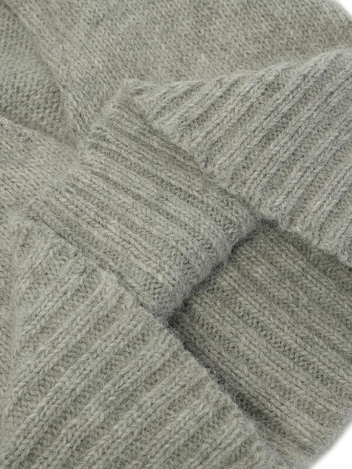 Капор жен. анг+нейл+шерсть LB-A53042 grey - Labbra фото 8