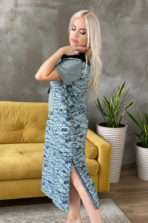 Платье Натали хлопок с капюшоном  фото 18