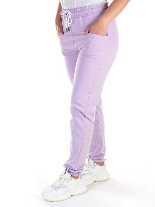 QB-84 Брюки спортивные женские (95% хлопок, 5% стрейч) P&S - Фабричный китай фото 3