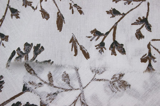 Перкаль Сентябрь - мелкие веточки, (комп), ш.2.2м, хлопок-100%, 115гр/м.кв - Купава фото 4