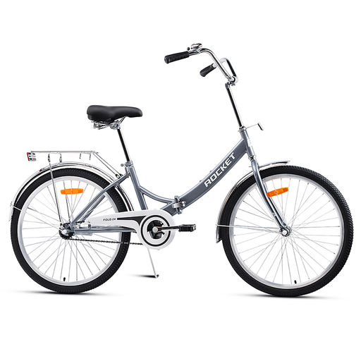 Велосипед 24" Rocket City Fold 24, цвет серый, размер 16"
