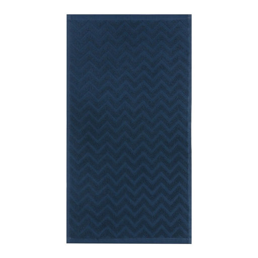 Полотенце махровое LoveLife Zig-Zag, 50х90 см, цвет голубая ель, 100% хл, 450 г/м²
