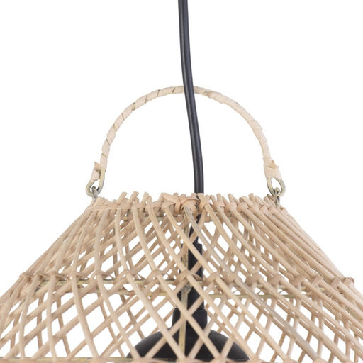 Светильник потолочный из ротанга «Эрвин», 1×120 Вт, Е27, 25×25×40 см