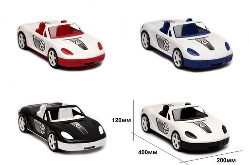 Машинка "Кабриолет", 40*12*20см (40-0034) цвет в ассортименте