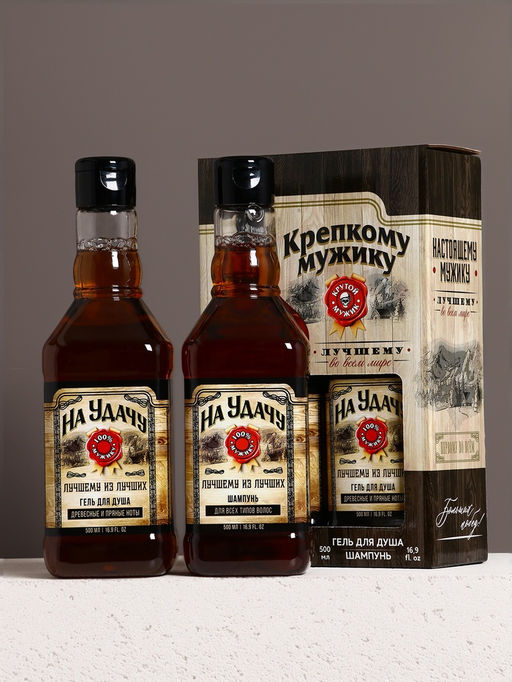 Подарочный набор На удачу, шампунь и гель для душа, 500 мл